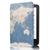 Capa Novo Kindle Paperwhite 11ª gen 2021 6,8” WB Ultra Leve Silicone Flexível Sensor Magnético Mapa Mundi