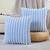 Capa p/ almofada em pelucia wave soft - 50x50 cm   Baby Blue