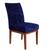 Capa p/ Cadeira Veludo Sala de Jantar Luxo Exclusiva Marinho Azul Marinho 
