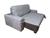 Capa p/ Sofá Retrátil e Reclinável em Acquablock IMPERMEÁVEL - Veste sofás de 1,96m até 2,35m Grafite