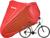 Capa Para Bike Urbana Caloi 700 Tecido Helanca Lycra Vermelho