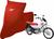 Capa Para Cobrir Moto Honda POP 110i Alta Durabilidade Vermelha
