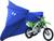 Capa Para Cobrir Moto Kawasaki KX 250F KX 450F Azul
