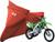 Capa Para Cobrir Moto Kawasaki KX 250F KX 450F Vermelha