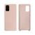 Capa para Galaxy S20+ PLUS Silicone Cover Rosa Areia