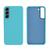 Capa para Galaxy S22+ Plus em Silicone Aveludado Cover Premium Azul Piscina