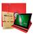 Capa Para Ipad 3 3ª Geração 2012 Tablet 9.7 Polegadas Couro Giratória Reforçada Premium + Pelicula Vermelha