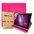 Capa Para Ipad 4 4ª Geração 2012 Tablet 9.7 Polegadas Couro Giratória Reforçada Premium + Pelicula Pink