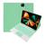 Capa Para iPad Pro 12.9 2021 Case Com Teclado E Touchpad Colorido Anti Impacto Premium Verde Claro