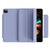 Capa para iPad Pro 12.9" 4ª A2229/ 5ª A2378 M1/ 6ª A2436 M2 Capinha Smart Case Fixação Magnética Espaço p Caneta c Alça Proteção Anti Risco Ultra Slim Lilas