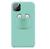 Capa para iPhone 11 Silicone 2 em 1 Suporte para AirPods  Verde Água