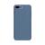 Capa para iPhone 7 Plus e 8 Plus com Proteção na Câmera Silicone Flexível Azul Holandês