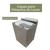Capa para máquina de lavar brastemp 15kg impermeável flex Cinza