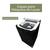 Capa para máquina de lavar panasonic 18kg impermeável flex Preto