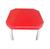 Capa Para Mesa de Plástico Bar Impermeável Protetora 70x70 Vermelho
