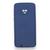 Capa Para Motorola Moto G6 Silicone Aveludada Azul Marinho