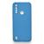 Capa Para Motorola Moto G8 Power Lite Silicone Aveludada Azul Céu