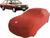 Capa Para Proteger Pintura Carro Volkswagen Voyage Quadrado Vermelha