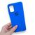 Capa Para Samsung Galaxy A31 Silicone Flexível Azul Bic