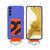 Capa Para Samsung Galaxy S22 Tpu Fina Rígida Strap Azul