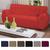 Capa Para Sofa 3 Lugares 21 Elásticos Varias Cores Vermelho