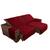 Capa para sofá-cama retrátil e reclinável 1,60m Com Bolso nas Laterais 2 Módulos Vinho