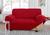 Capa Para Sofa Renove Plus Malha Gel C/ Elastico Ajustavel 2 Lugares - Triade Textil Vermelho