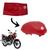 Capa Para Tanque Ybr 125 ( 2000 a 2008 ) Vermelho