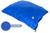 Capa para Travesseiro c/ Zíper - Impermeável - Hospitalar - 50 x 70 cm  - 100% Poliéster Azul