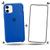 Capa + Pelicula de Vidro Compatível Com iPhone 11 Azul-royal