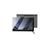 Capa + Película Vidro Compatível Para Galaxy Tab S9 Fe+ Plus Transparente