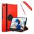 Capa Premium Para Samsung Tab A8 X200 / X205 10.5 + Pelicula Vermelho