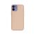 Capa Protege Câmera para iPhone 12 Mini Flexível Rosa Areia