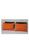 Capa Protetora/ Fronha para Travesseiros em malha Gel 70x50cm varias cores com ziper Laranja