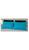 Capa Protetora/ Fronha para Travesseiros em malha Gel 70x50cm varias cores com ziper azul-turquesa