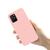 Capa S10 Lite  Capinha Celular Samsung Galaxy Tpu Fosca Skin Fina Rosa