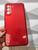 Capa Samsung S21 Fe silicone envernizado averudada vermelho escuro 