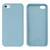 Capa Silicone Flexível Compatível com iPhone 5, 5s e Se 2016 Azul Bebê