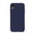 Capa Silicone Flexível para iPhone XR Azul Cobalto