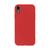 Capa Silicone Flexível para iPhone XR Vermelho