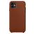 Capa Silicone para iPhones 11 Aveludado Por dentro Chocolate