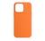 Capa slim case colorida com proteção de aveludada compatível com iPhone 14 Pro Laranja