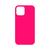 Capa slim case colorida com proteção de aveludada compatível com iPhone 14 Pro Rosa Pink
