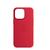 Capa slim case colorida com proteção de aveludada compatível com iPhone 14 Pro Vermelho 01