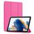 Capa Smart Case Compatível com Tablet Galaxy Tab A8 SM-X200 SM-X205 10.5 Polegadas Rosa Pink