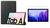 Capa Smart case para Tablet Samsung A7 10.4 Polegadas T500 T505 + Película de Vidro Preto
