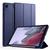 Capa Smart Cover Para Tablet Tab A 7 Lite 8.7" (2021) SM- T220 / T225 + Película de Vidro + Caneta Touch Azul Escuro