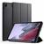 Capa Smart Cover Para Tablet Tab A 7 Lite 8.7" (2021) SM- T220 / T225 + Película de Vidro + Caneta Touch Preto