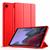 Capa Smart Cover Para Tablet Tab A 7 Lite 8.7" (2021) SM- T220 / T225 + Película de Vidro + Caneta Touch Vermelho