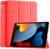 Capa Smart Cover PREMIUM iPad 9ª Geração 10.2" (2021) A2602 / A2604 / A2603 + Caneta Touch Vermelho